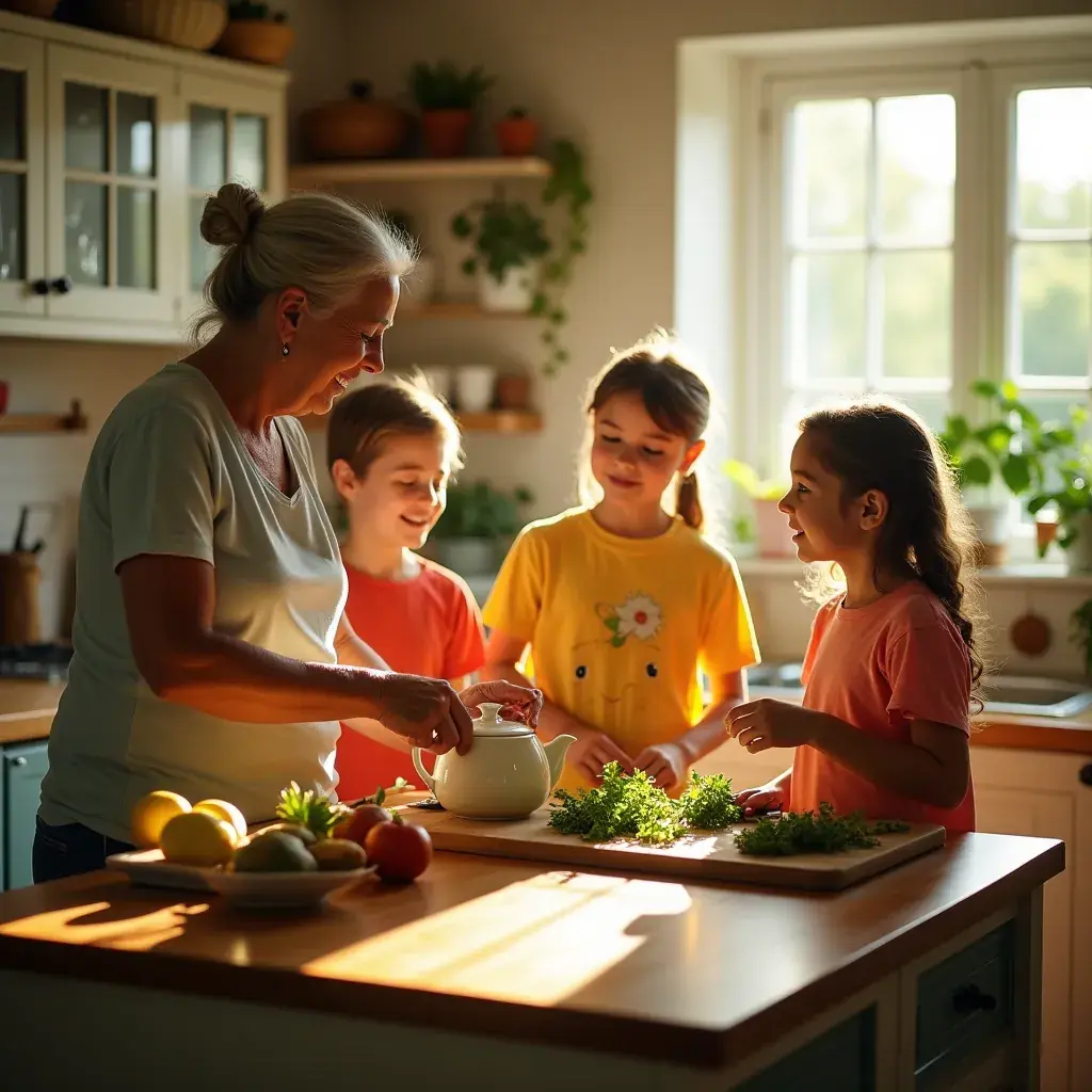 Boldog ember, aki élvezi a szívbarát teát